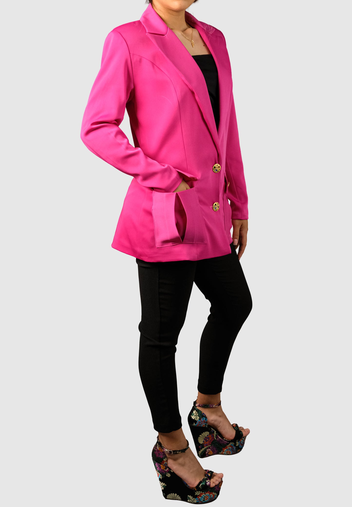 Fuchsia Blazer