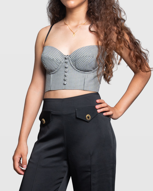 Handmade Cropped Corset Top (Limited Edition) Vera Argenti