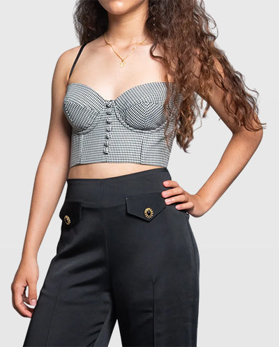 Handmade Cropped Corset Top (Limited Edition) Vera Argenti